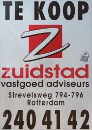Verkoopbord van Zuidstad uit 1999