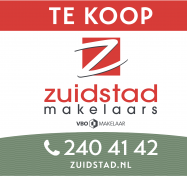 Het huidige verkoopbord van Zuidstad uit 2019